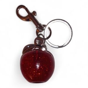 New Sparkling Bag Charm/Key Chain Red Apple